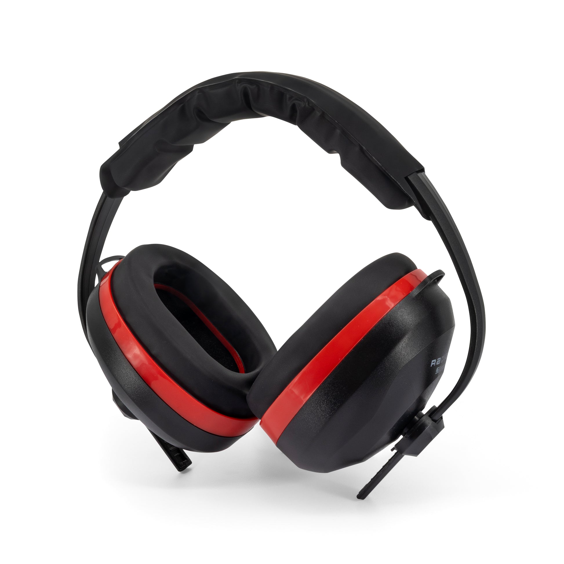 Radians Silencer Earmuff in Clamshell, Black & Red #SL0130CS
