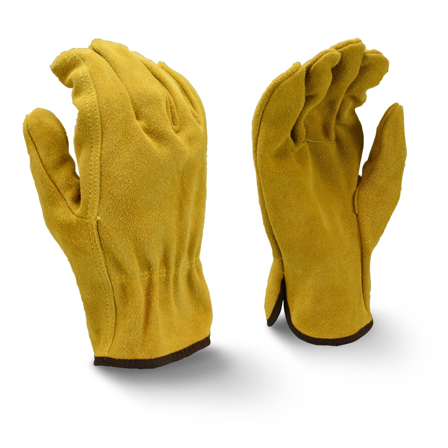 Radians Standard Split Cowhide Leather Driver, Size L, Dozen (12 Pairs) #RWG4020L