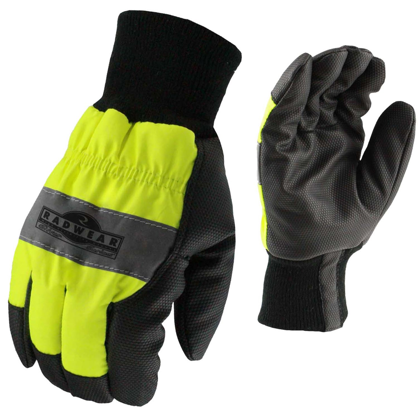 Radians Radwear Silver Series High Visibility Thermal Lined Glove, Size L #RWG800L