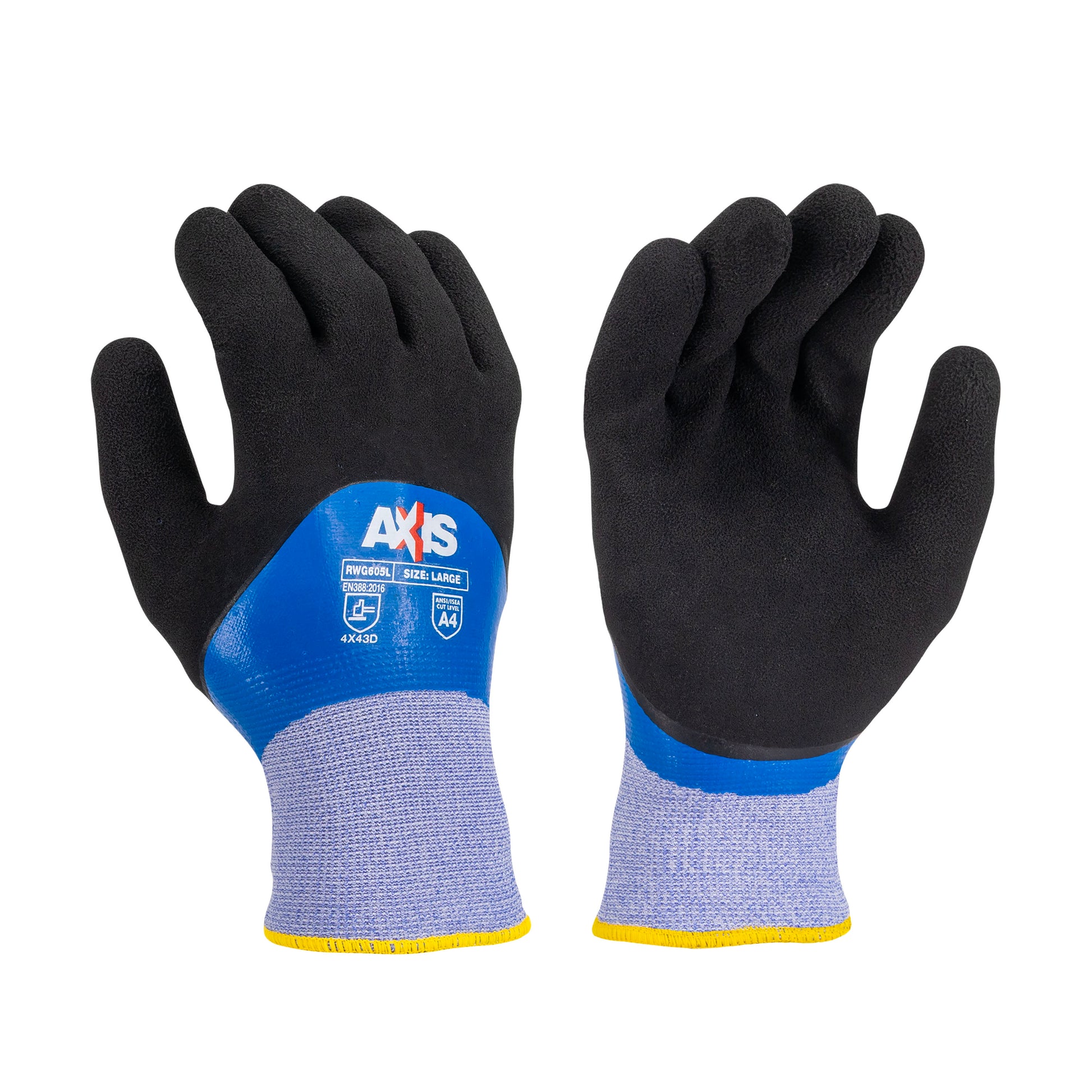 Radians Cut Protection Level A4 Cold Weather Glove, Size S #RWG605S