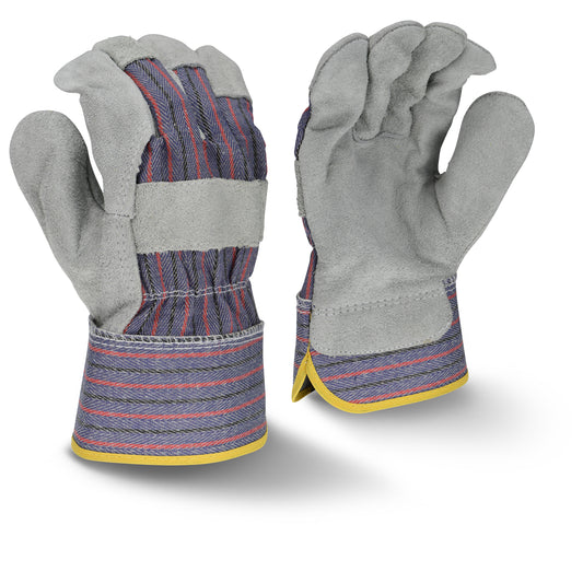 Radians Regular Shoulder Gray Split Cowhide Leather Glove, Size XL, Dozen (12 Pairs) #RWG3200JPXL