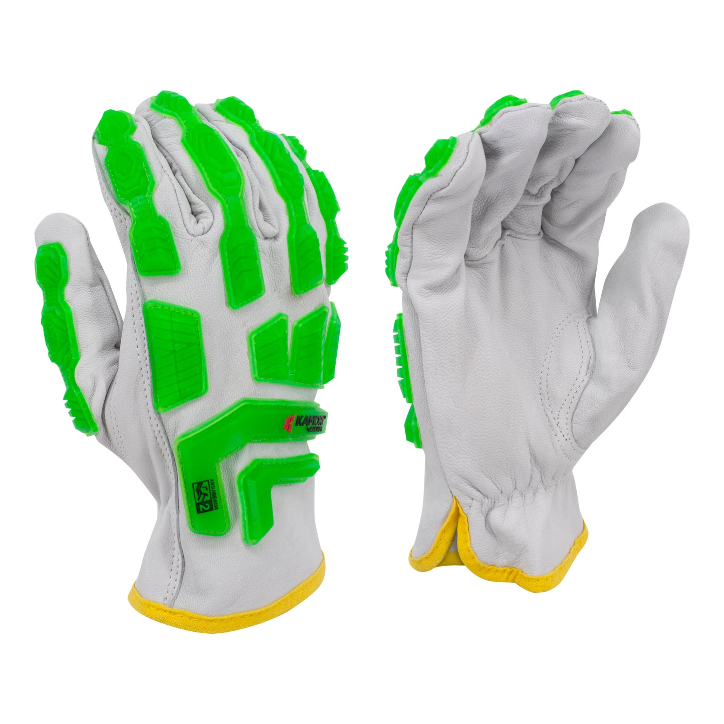Radians KAMORIWhite Grain Goat Skin Work Glove, Size M #RWG51M