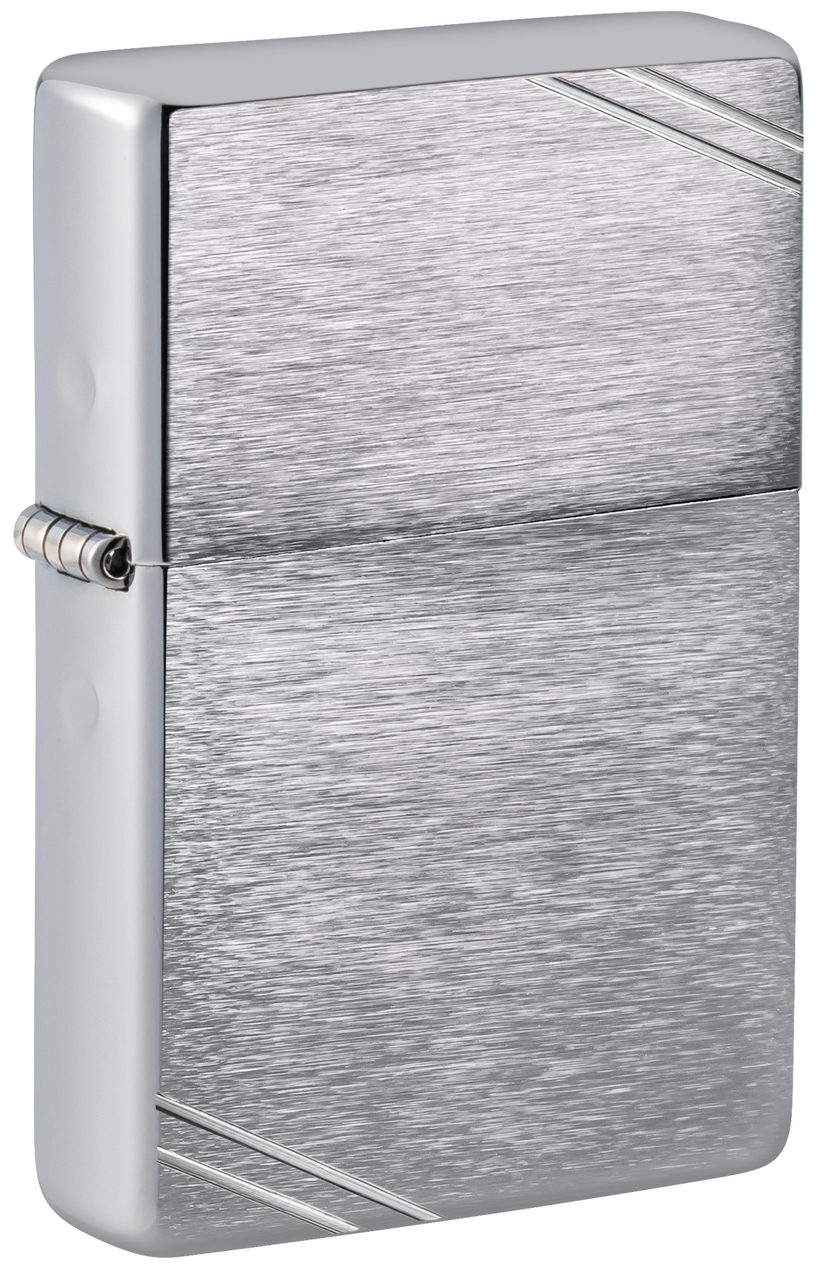 Zippo 1937 Replica w/ Slashes, Brushed Chrome Lighter #230 - Zippo product image