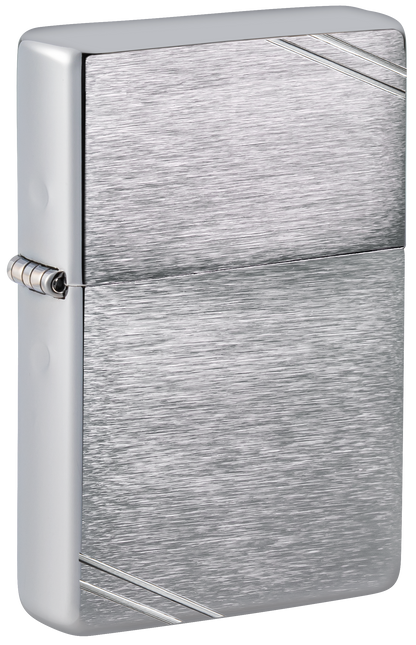 Zippo 1937 Replica w/ Slashes, Brushed Chrome Lighter #230 - Zippo product image