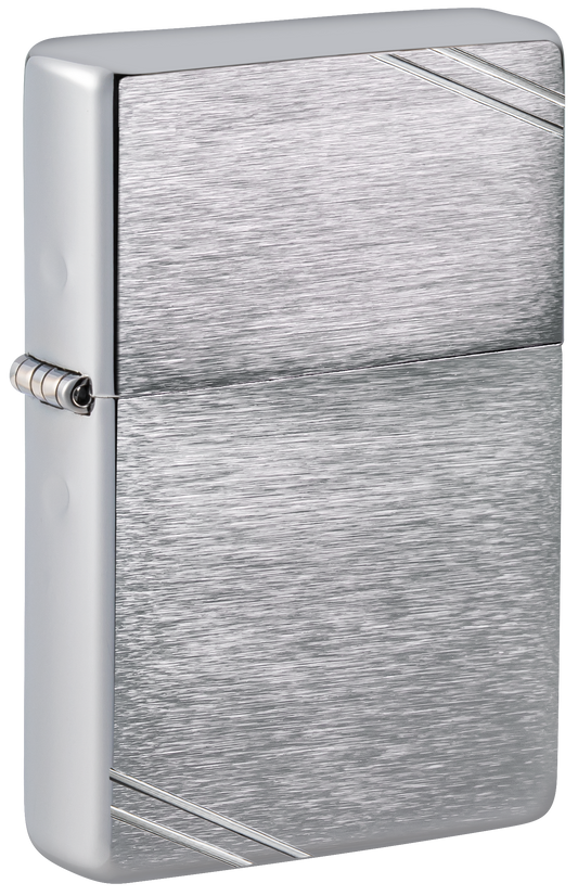 Zippo 1937 Replica w/ Slashes, Brushed Chrome Lighter #230 - Zippo product image