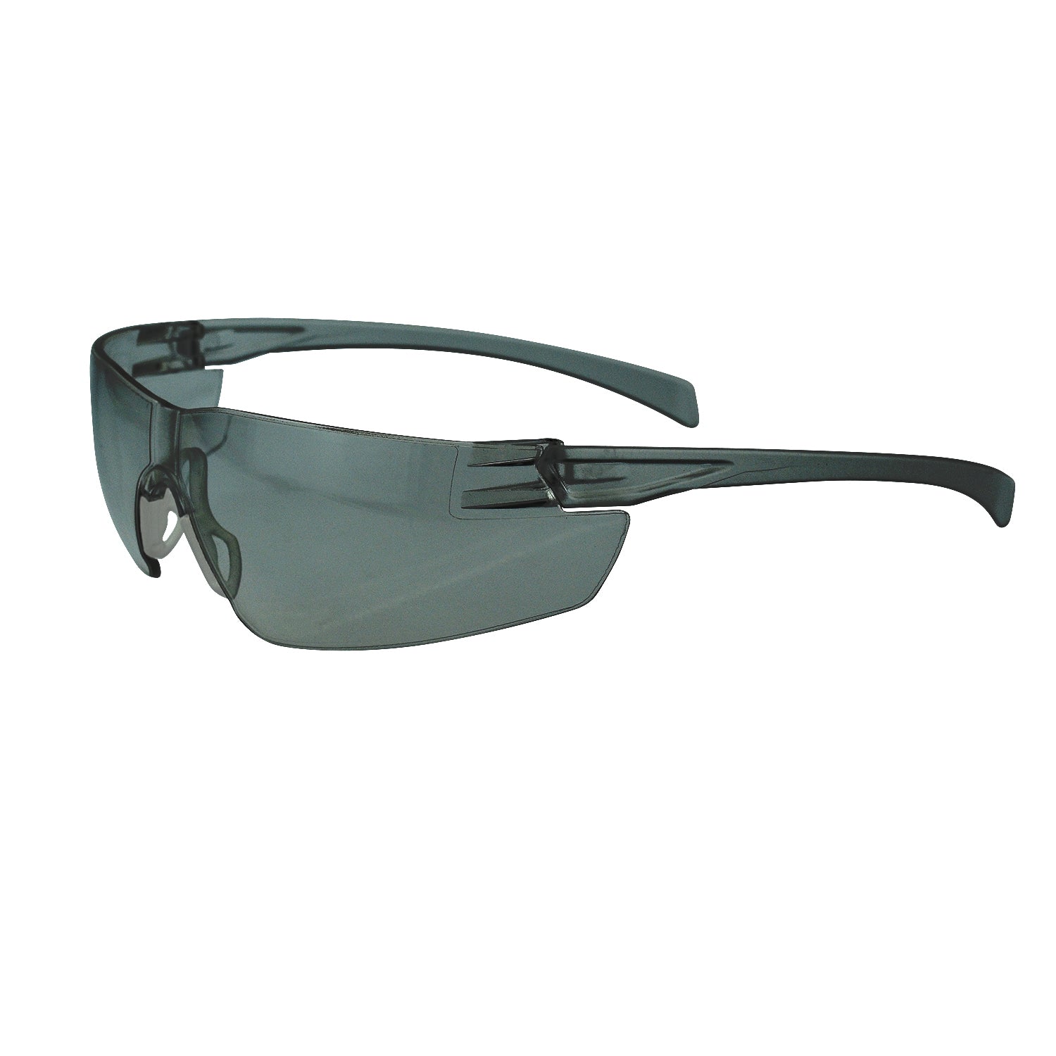 Radians Rock Safety Eyewear, Silver Frame, Smoke Anti-Fog Lens #RK6-21