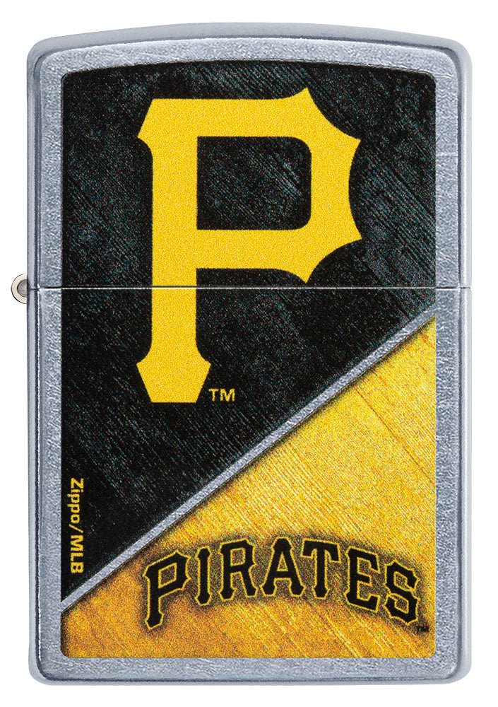 Zippo MLB Pittsburgh Pirates Baseball Team, Street Chrome Lighter #49745