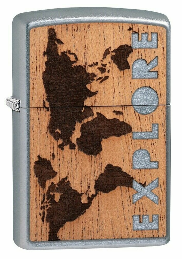 Zippo WOODCHUCK Explore Design, Windproof Lighter #49171