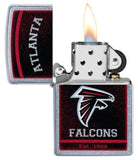 Zippo NFL Atlanta Falcons, Street Chrome Finish, Windproof Lighter #29933