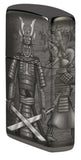 Zippo Samurai Warrior Fighting, 360° Design, High Polish Black Lighter #49292