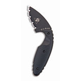 KA-BAR TDI Law Enforcement, Black, Hard Sheath, Black TDI Clip, Serr Edge #1481