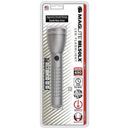 MAGLITE ML50LX, LED 2-Cell C Flashlight, Urban Gray #ML50LX-S2RJ6