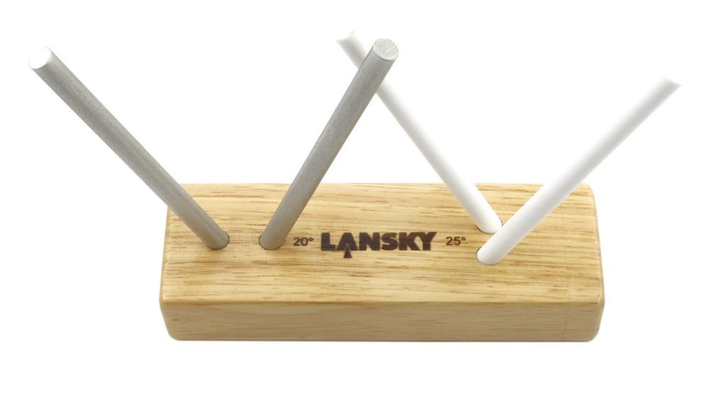 Lansky Diamond Ceramic 4 Rod Turn Box Knife Sharpener, Medium/Fine Grit #TB-2D2C