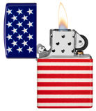 Zippo American Flag 540 Wrap Design Matte Lighter #48700