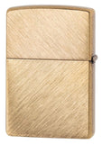 Zippo Herringbone Sweep Brass, Brass Finish Genuine Windproof Lighter #29830