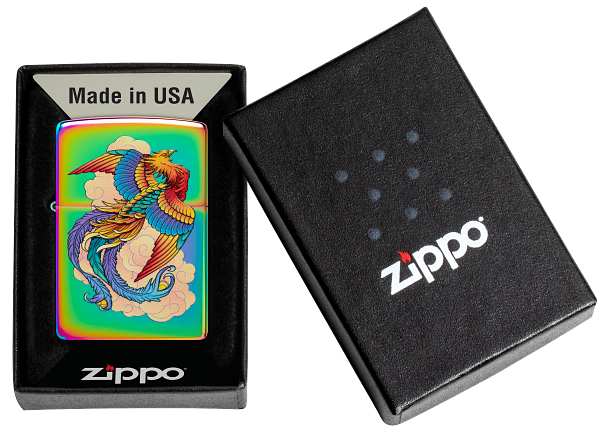 Zippo Mythical Phoenix Design, Multi Color Lighter #48607