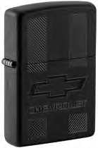 Zippo Chevrolet Logo, Black Matte Finish Windproof Lighter #49759