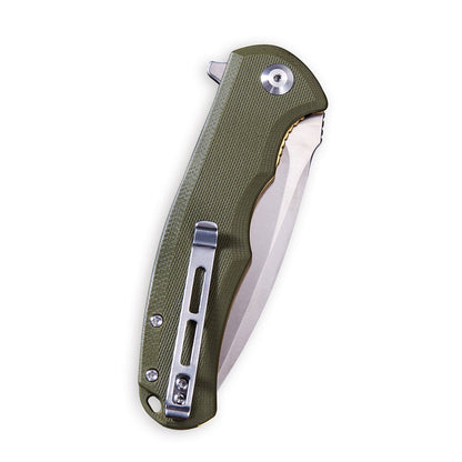 CIVIVI Praxis, Green G10 Handle, Satin Finished Blade #C803A