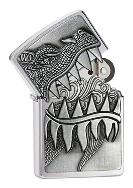 Zippo Fire Breathing Dragon Emblem Lighter #28969