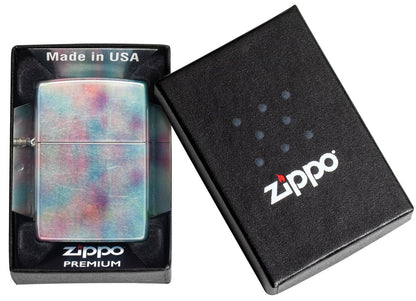Zippo Holographic Design 540 Fusion Tumbled Chrome Lighter #48511