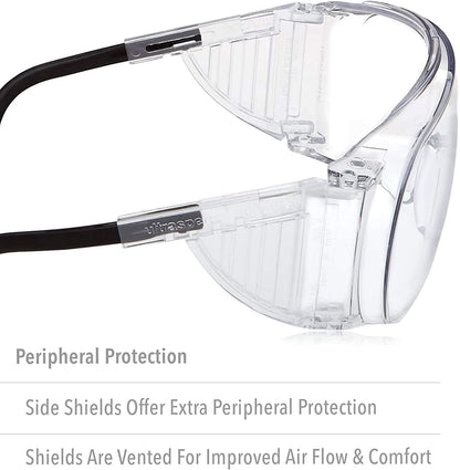 Honeywell UVEX Ultra-Spec 2000 Safety Glasses, Clear Anti-Scratch Lens #S0300