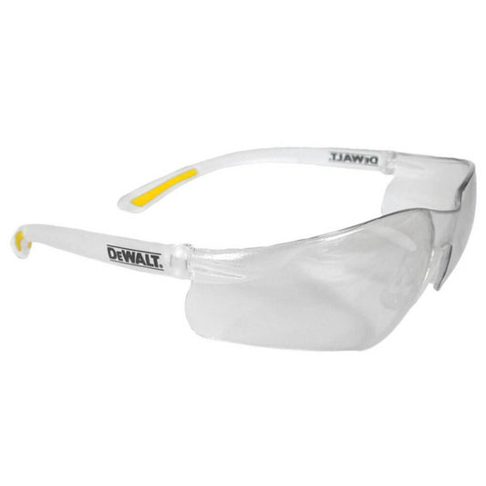 DeWalt Contractor Pro Safety Glasses, Clear Frame, Clear Lens #DPG52-11D