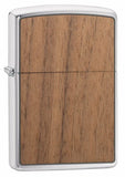 Zippo WOODCHUCK USA Walnut, 100% Real Wood Genuine Windproof Lighter #49039