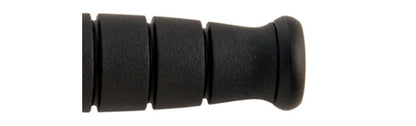 KA-BAR Short Tanto, Black, Straight Edge + Leather Sheath, Made in USA #1254