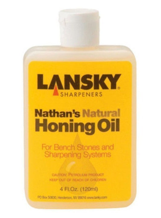 Lansky Nathans Natural Honing Oil, 4 oz For Sharpening Systems #LOL01