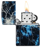 Zippo Thunderstorm Glow-in-the-Dark Green 540 Design Lighter #48610