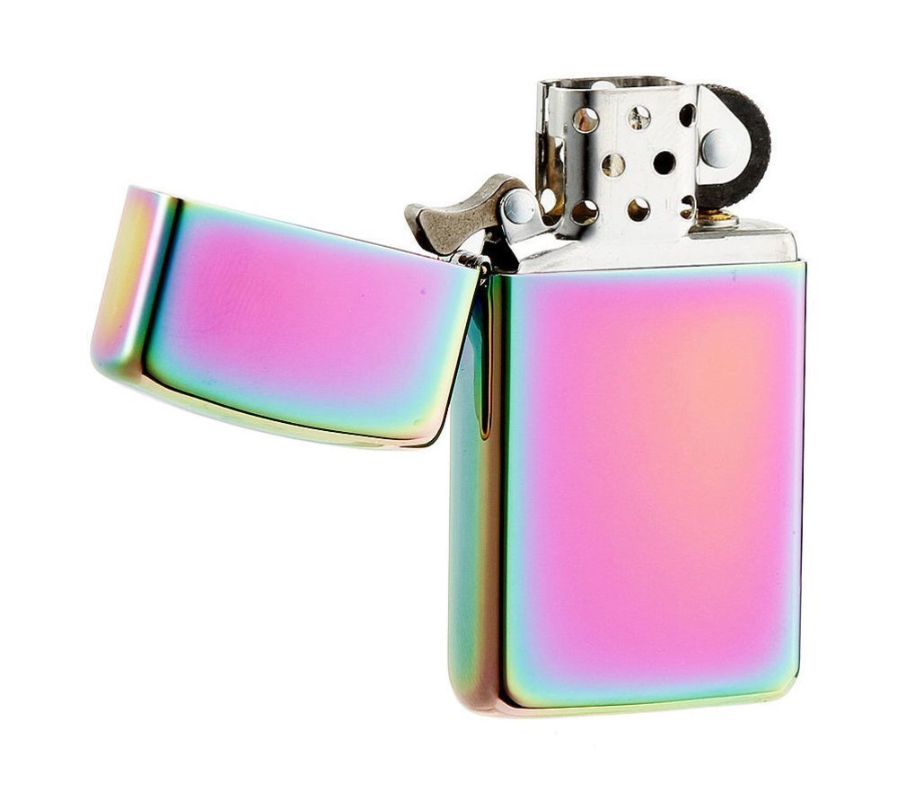 Zippo Slim Spectrum-Rainbow Lighter, Windproof #20493