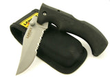 Lansky Easy Grip Knife + Nylon Sheath, Ambidextrous Lockback Design #LKN030