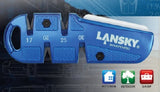 Lansky QuadSharp Pocket Sharpener, Multi-Angle, Carbide & Ceramic Stones #QSHARP