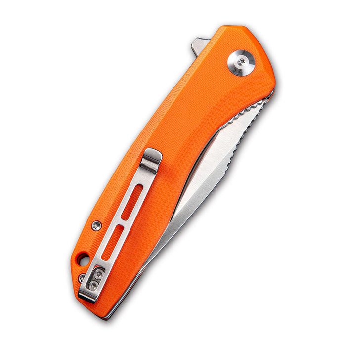 CIVIVI Baklash Orange G10 Handle, Satin Finished Blade #C801G