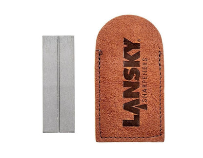 Lansky Double Sided Diamond Stone Pocket Size + Carrying Pouch #LDPST