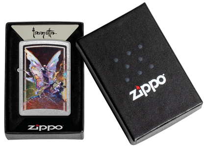 Zippo Guardian Fairy Design, Street Chrome Lighter #48377
