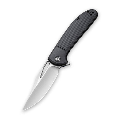 CIVIVI Ortis, Black Fiberglass Reinforced Handle Black SS Liner #C2013B