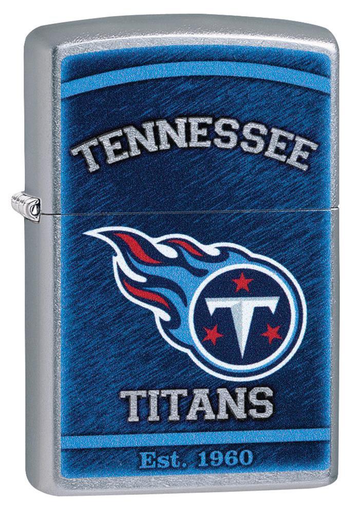 Zippo NFL Tennessee Titans Football Team, Street Chrome Finish Lighter #29962