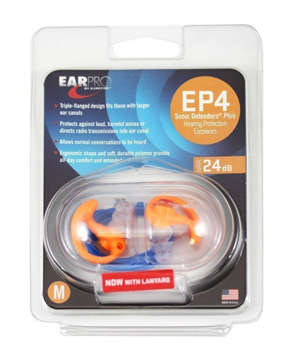 SureFire EarPro Sonic Defenders Plus, Orange, Medium #EP4-OR-MPR