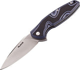 Ruike Folding Knife, Pale Blue & Black, 14C28N Steel #P105K