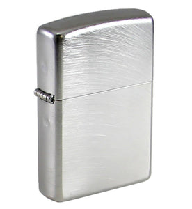 Zippo Chrome Arch Classic Brushed Chrome Finish Genuine Windproof Lighter #24647