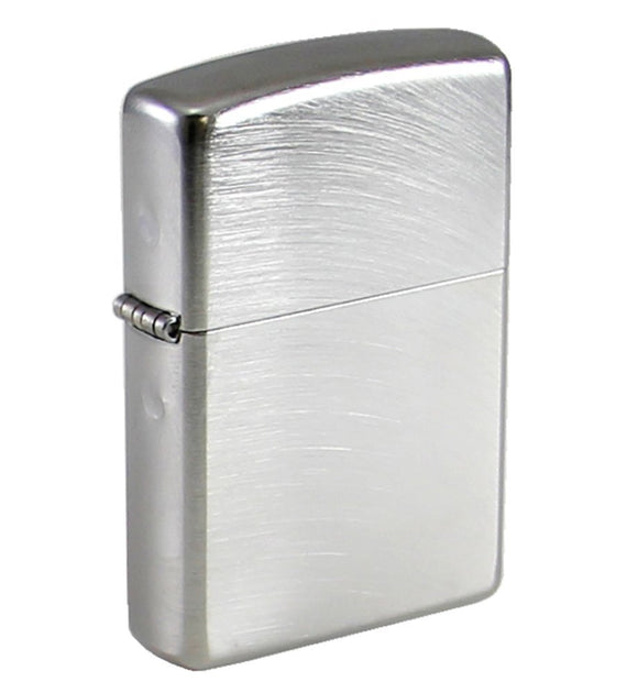 Zippo Chrome Arch Classic Brushed Chrome Finish Genuine Windproof Lighter #24647