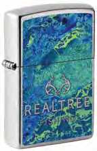 Zippo Realtree Logo Design, Street Chrome Windproof Lighter #49817