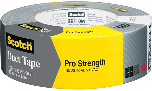 3M Pro Strength Duct Tape 1.88 in x 60 yd (48 mm x 54.8 m) #1260-C