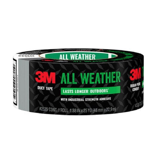 3M All Weather Duct Tape, 1.88 in x 25 yd (48 mm x 22.8 m) #2525