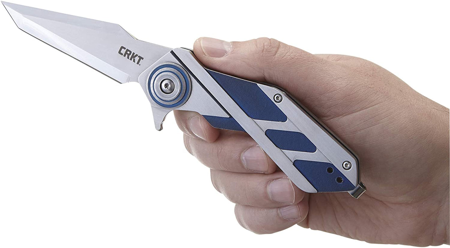 CRKT Deviation Futuristic Knife, 3.10" Tanto Blade #2392