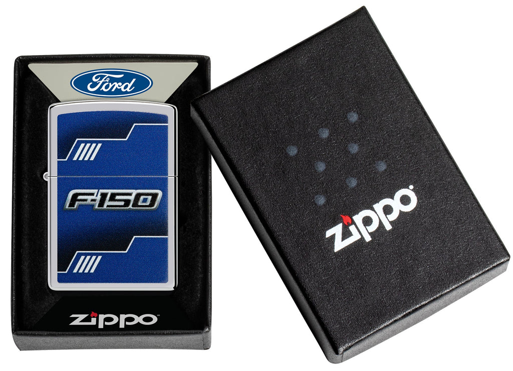 Zippo Ford F-150 Design, High Polish Chrome Lighter #48403