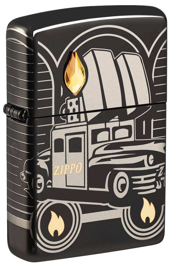 Zippo 2023 Collectible Of The Year, High Polish Black Armor Lighter #48691