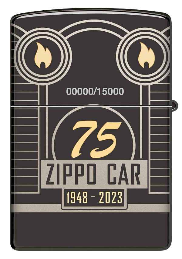Zippo 2023 Collectible Of The Year, High Polish Black Armor Lighter #48691