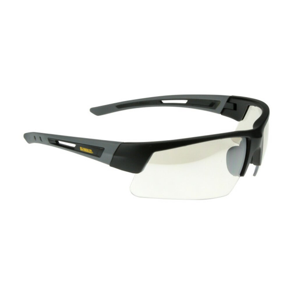 DeWalt Crosscut Safety Glasses, Black Frame, I/O Lens, Comfort Fit #DPG100-9D
